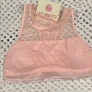 SO Lace  Bralette - NWT - PINK